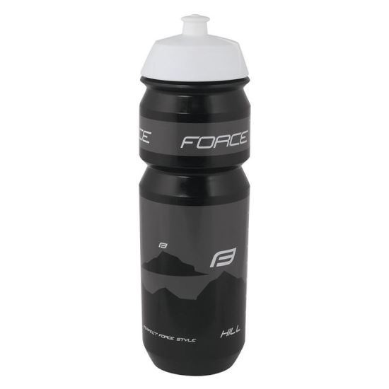 Bidon Force Hill 0.75l negru/gri