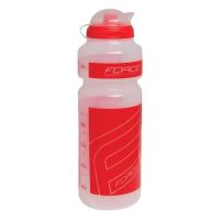 Bidon Force F 0.75l transparent/rosu