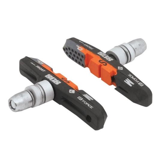 Saboti frana Force 70mm negru/portocaliu/gri