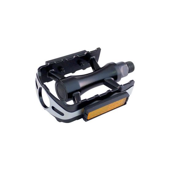 Pedale Union SP-610 1-piece aluminiu negre filet 9/16