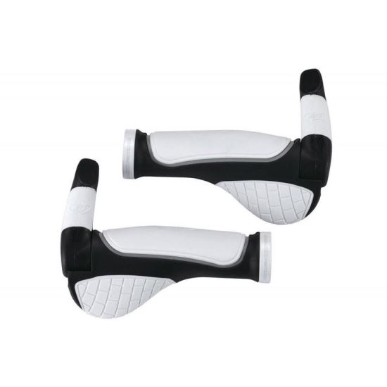 Mansoane BBB BHG-48L FixSet gel/anatomic albe cu coarne L 85 mm