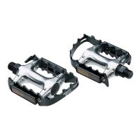 Pedale  MountsiGo negru aluminiu ax CroMo BPD-1501