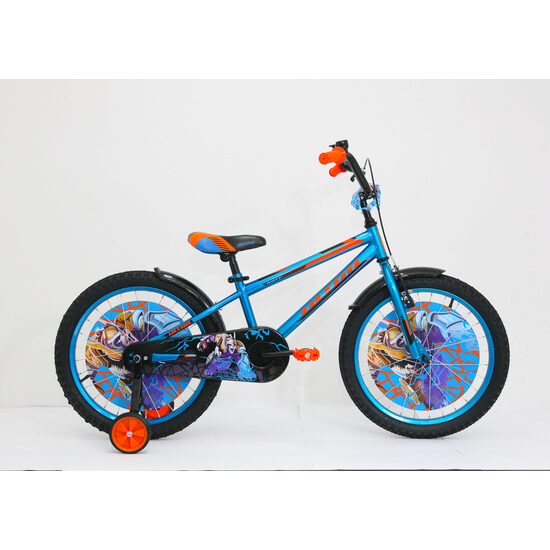 Bicicleta ULTRA Kidy 20" albastru/portocaliu/negru