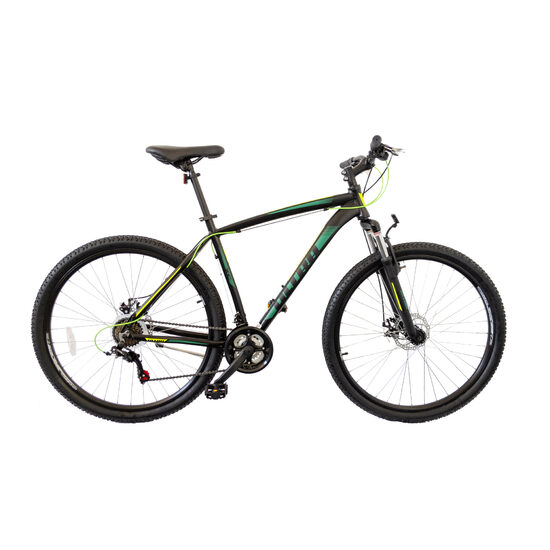 Bicicleta ULTRA Nitro 27.5" gri/negru/verde 440mm