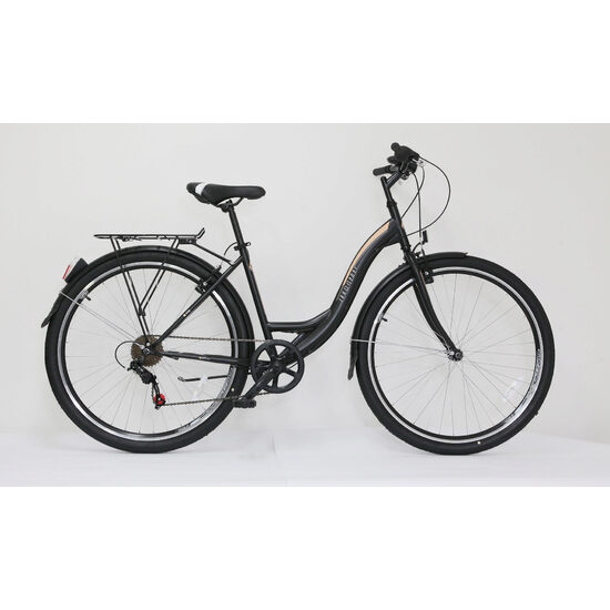 Bicicleta ULTRA Regata CTB 28" negru/bej/alb 460mm