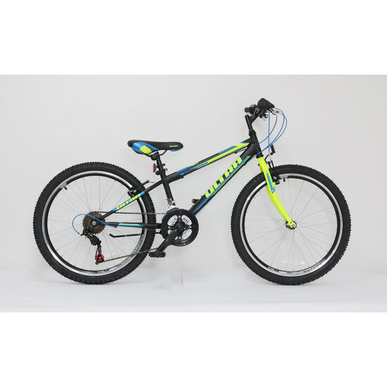 Bicicleta ULTRA Storm 24 negru/galben/albastru