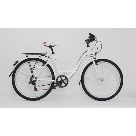 Bicicleta ULTRA Tonus CTB 26" alb/gri/roz 420mm