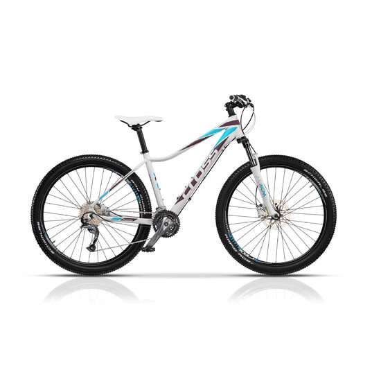 Bicicleta CROSS Fusion Lady 27.5" Alb/Mov/Albastru 440mm