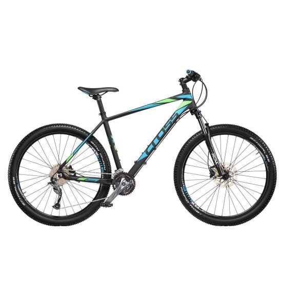 Bicicleta CROSS Fusion Man 27.5 Negru/Albastru/Verde 420mm