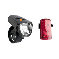 Far + stop AXA Greenline 8 lux USB 1 led negru