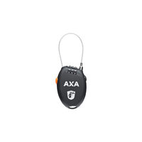 Incuietoare cablu AXA ROLL cablu retractabil 75/1.6mm cu cifru