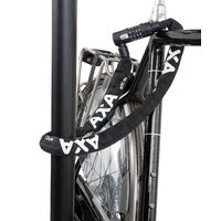 Incuietoare lant AXA Newton 95 95cm/5,5mm negru cu cifru