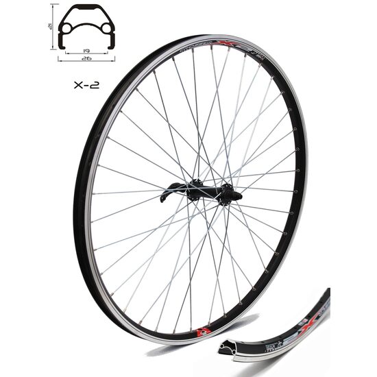 Roata CROSSER X2 27.5" Spate QR Negru