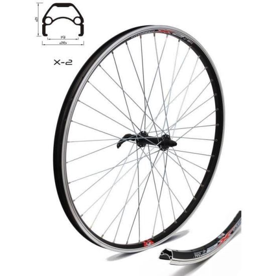 Roata CROSSER X2 36H 26" Fata QR Negru