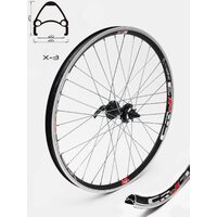 Roata CROSSER X3 36H 26" Fata QR Disc Negru