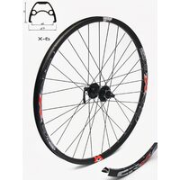 Roata CROSSER X6 32H 27.5 Fata QR Disc butuc SHIMANO BM475 Negru