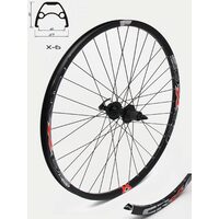ROATA SPATE CROSSER X6 36H 28'' CASETA, QR - FRANA DISC (6 SURUBURI) CU BUTUC JOYTECH - CAPSATA