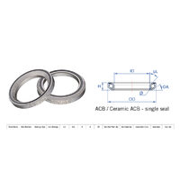 Rulment cuvete FSA Super Light ACB 45x45 1"1/4 MR082R