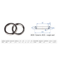 Rulment cuvete FSA TH-870G ACB 45x45 1"1/8 dualS MR123