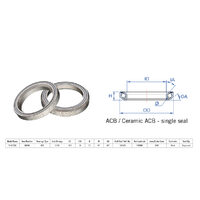 Rulment cuvete FSA TH-873/DJ ACB 36x45 1"1/8 singleS MR040