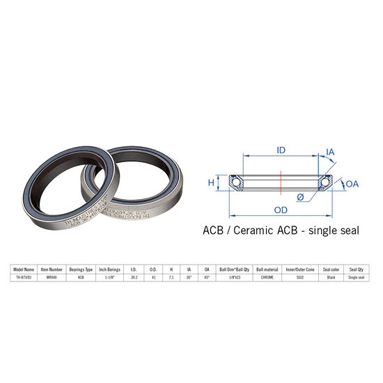 Rulment cuvete FSA TH-873E ACB 36x45 1"1/8 SingleS MR122