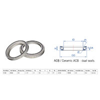 Rulment cuvete FSA TH-970E ACB 45x45 1"1/4 dualS MR168