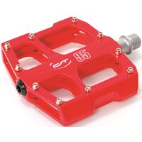 Pedale CONTEC 1995 rulmenti 350g - rosu