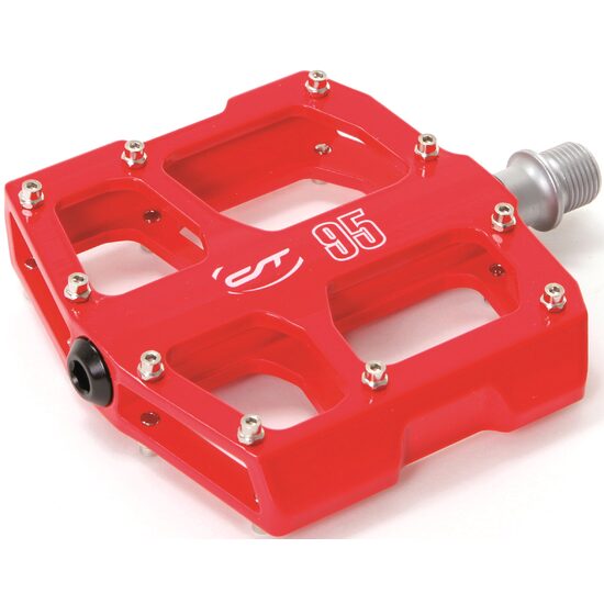 Pedale CONTEC 1995 rulmenti 350g - rosu