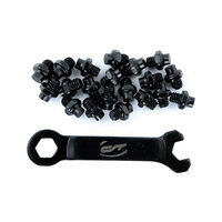 Pini pedale CONTEC R-pins Select- negru 20buc - incl. cheie