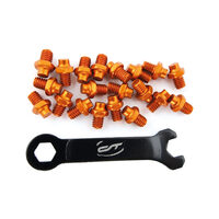 Pini pedale CONTEC R-pins Select- orange 20buc - incl. cheie