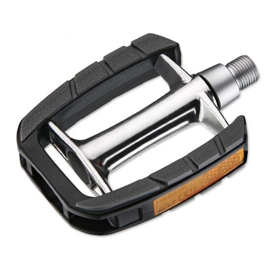 Pedale CROSSER VP-613 - aluminiu - argintiu/negru