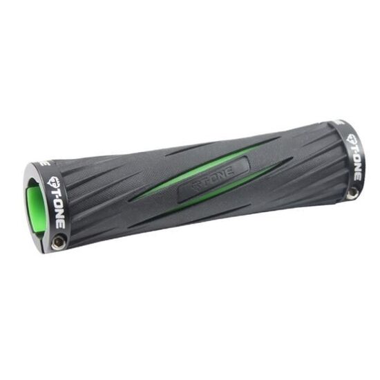 Mansoane T-ONE  Blade T-GP30N lock on grip- negru/verde 130mm