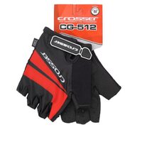 Manusi CROSSER RS-512 fara degete - negru/rosu - M