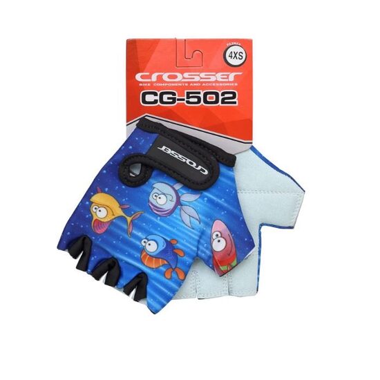 Manusi CROSSER Fish Kids fara degete - albastru - 4XS