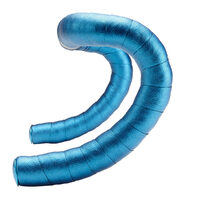 Ghidolina SUPACAZ Bling Tape - albastru anodizat w/ capace albastru anodizat + Silicone Gel