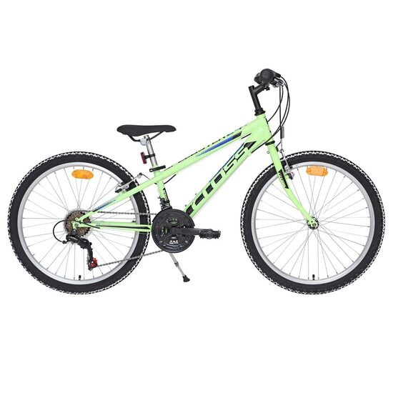 Bicicleta CROSS Speedster otel - 24'' junior - verde