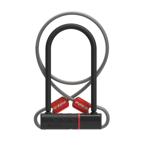 INCUIETOARE U ZEFAL K-TRAZ U11 11MM + CABLU 10MM/120CM - GREY/BLACK
