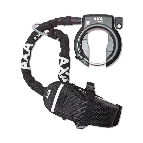 Incuietoare roata AXA Defender + cablu RLC 100 + gentuta