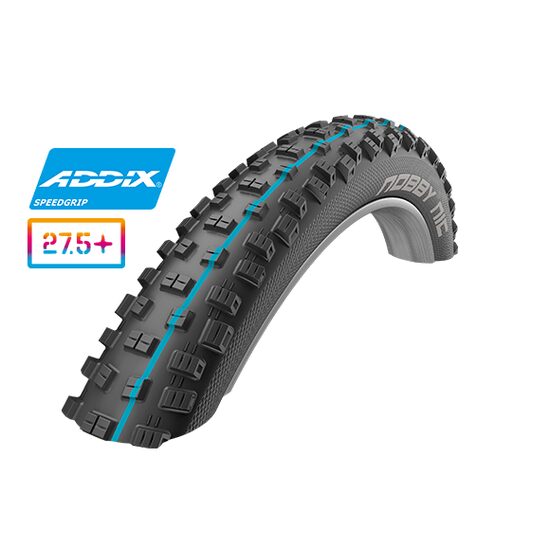 Anvelopa SCHWALBE NOBBY NIC Evo Super Gravity ADDIX Speedgrip 27.5*2.60 650B/65-584 HS463 B/B-SK TLE Pliabil