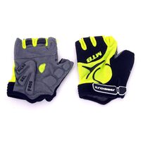 Manusi CROSSER CG-501 fara degete - negru/verde - L