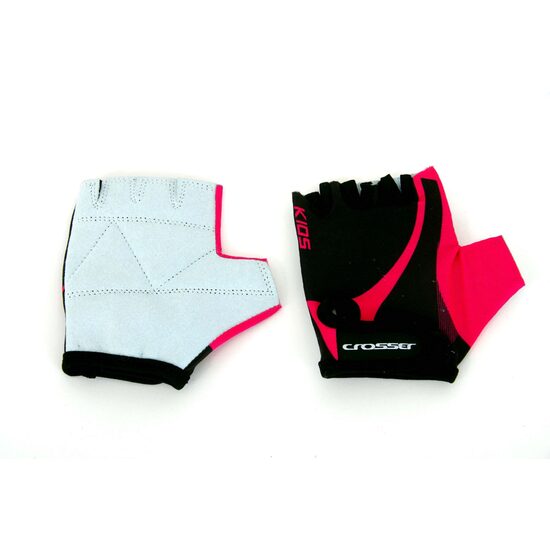 Manusi CROSSER CG-Kids 367 fara degete - negru/rosu - 4XS