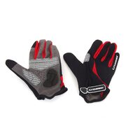 Manusi CROSSER CG-457 cu degete - negru/rosu