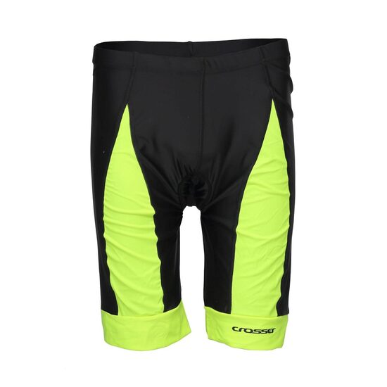 Pantaloni scurti ciclism CROSSER CW-17-106 cu bazon negru/albastru L