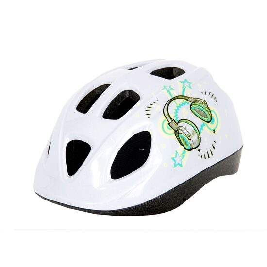 Casca HEADGY Stereo alb/verde S(52-56cm)