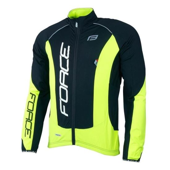Jacheta Force X68 Pro maneci lungi negru/fluo L