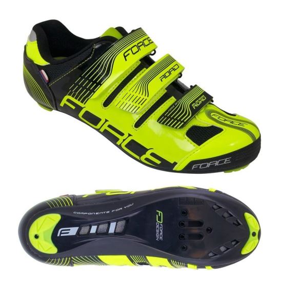 Pantofi Force Spike Road fluo/negru