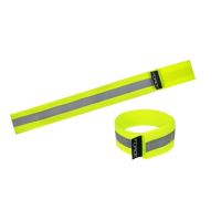 Banda reflectorizanta Force Lun Velcro, fluo
