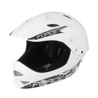 Casca Force Downhill Junior Alb lucios S/M