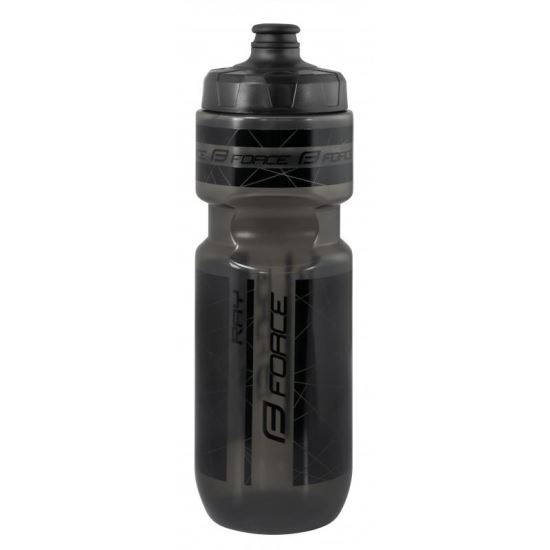 Bidon Force ray 0.75 L, transparent negru