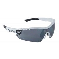 Ochelari Force Race Pro albi lentila negru laser